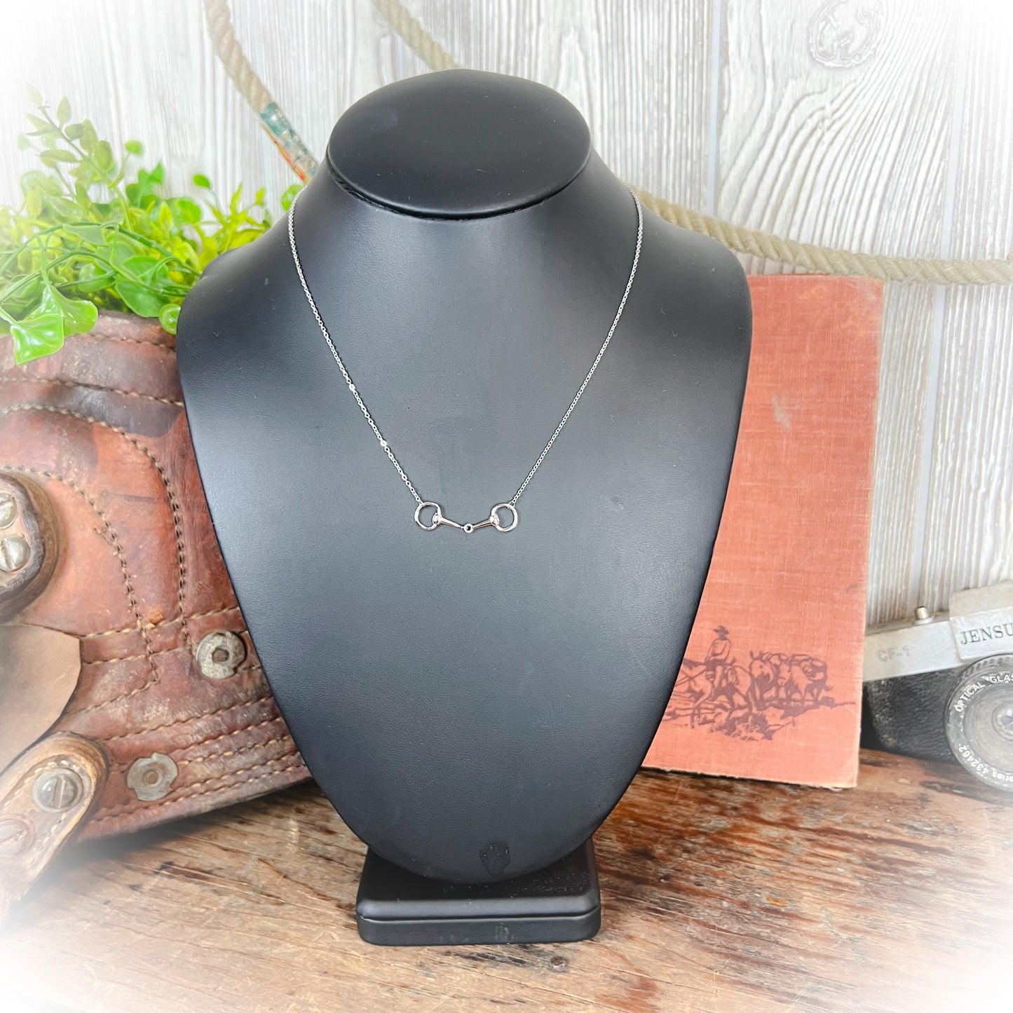 Western Sterling Silver Bit Necklace