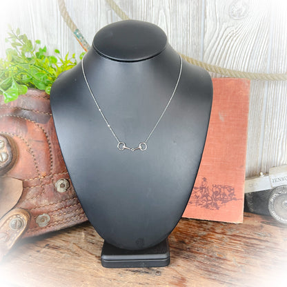 Western Sterling Silver Bit Necklace