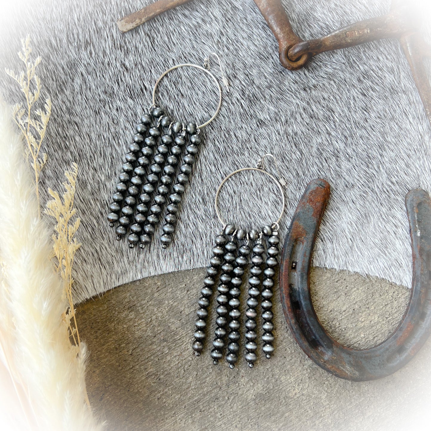 Long Road Dangle Earrings - Silver