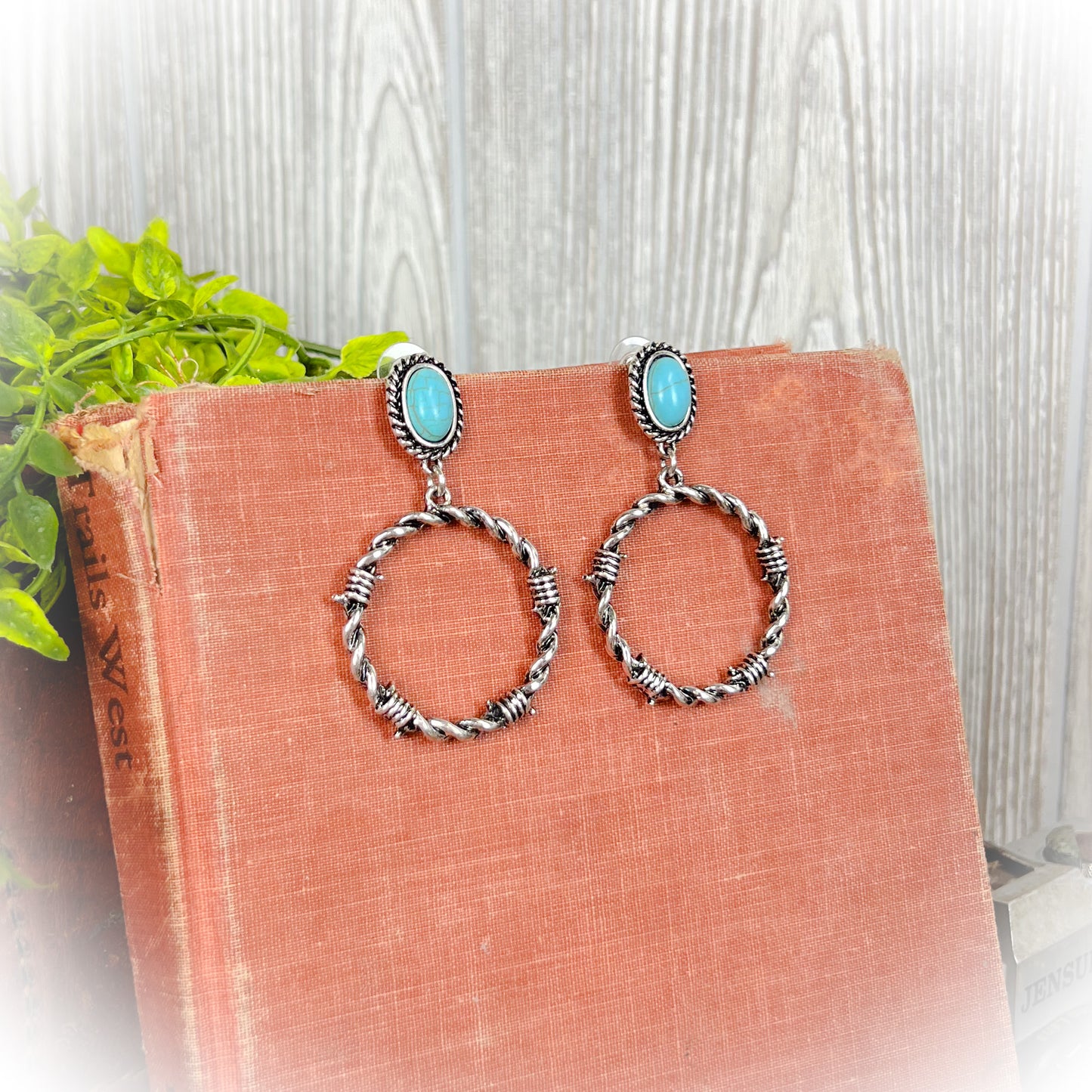 All Around Barbed Wire Earrings