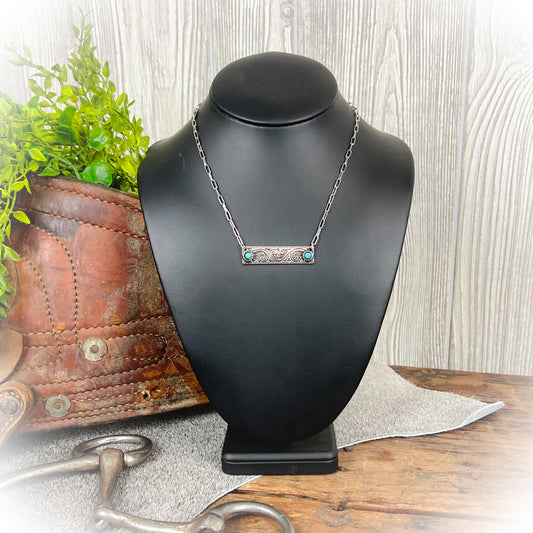 Hometown Honey Western Everyday Bar Necklace