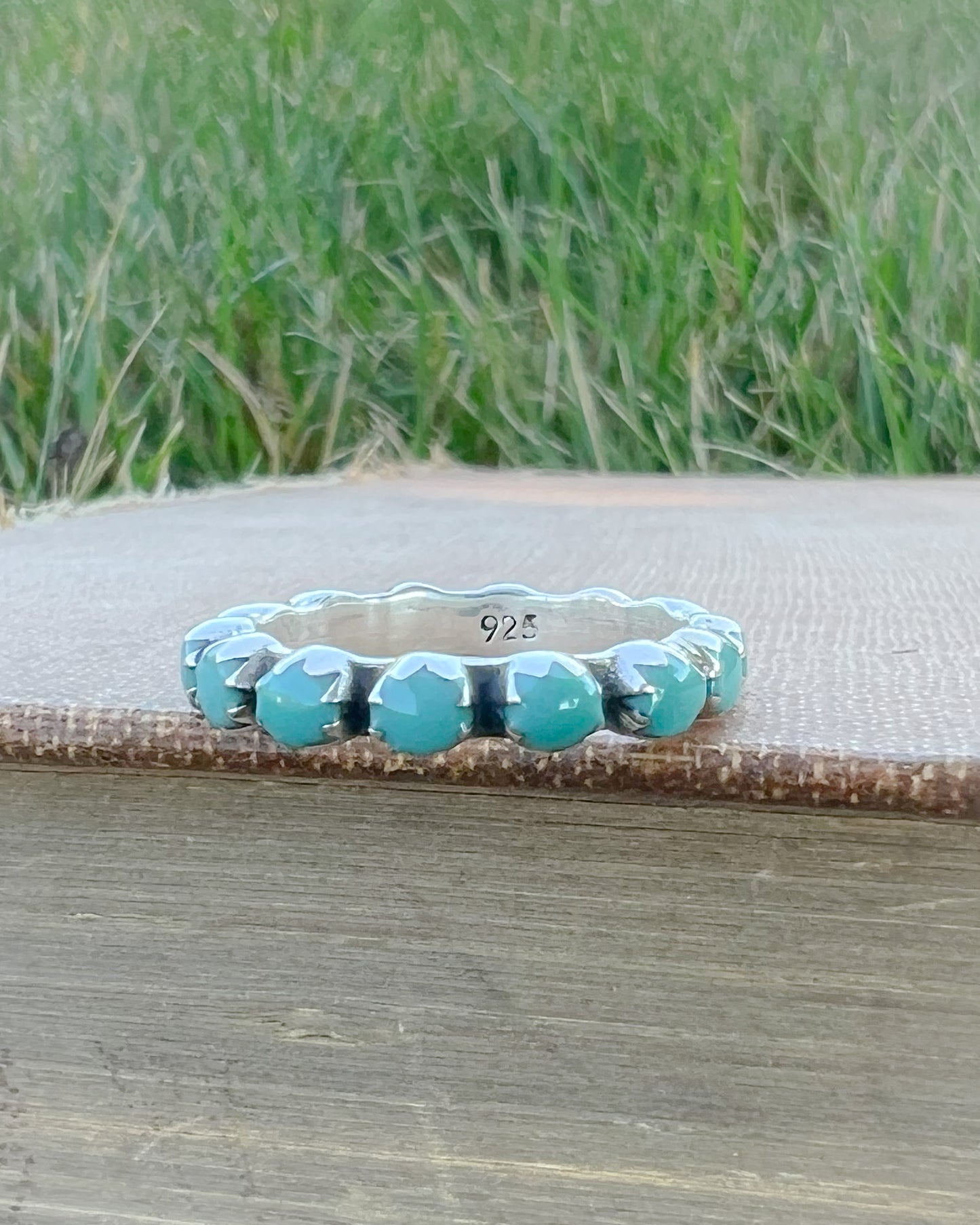Nova Turquoise Stone Ring - Sterling Silver Western Ring