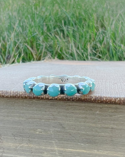 Nova Turquoise Stone Ring - Sterling Silver Western Ring