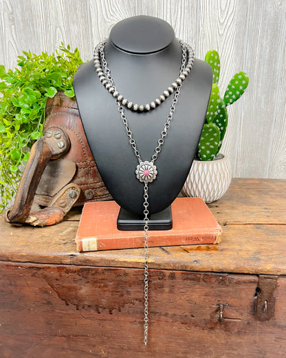 Traveler Lariat Necklace - Multiple Colors