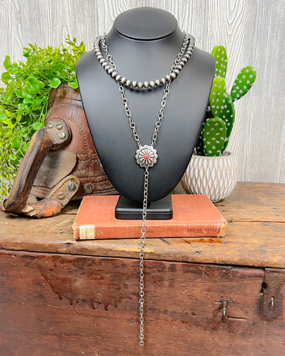 Traveler Lariat Necklace - Multiple Colors