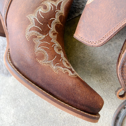Willow Leather Booties