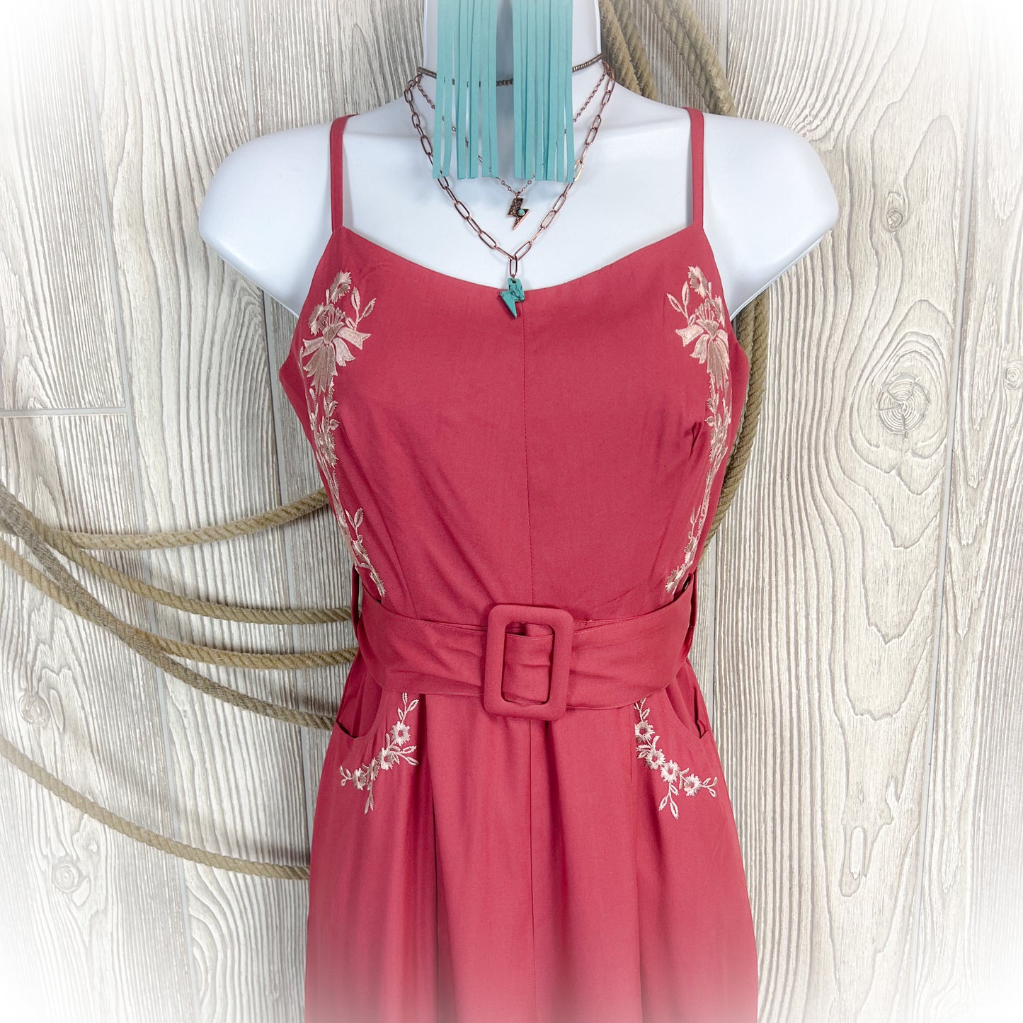 Lovely Lady Jumpsuit - Rose