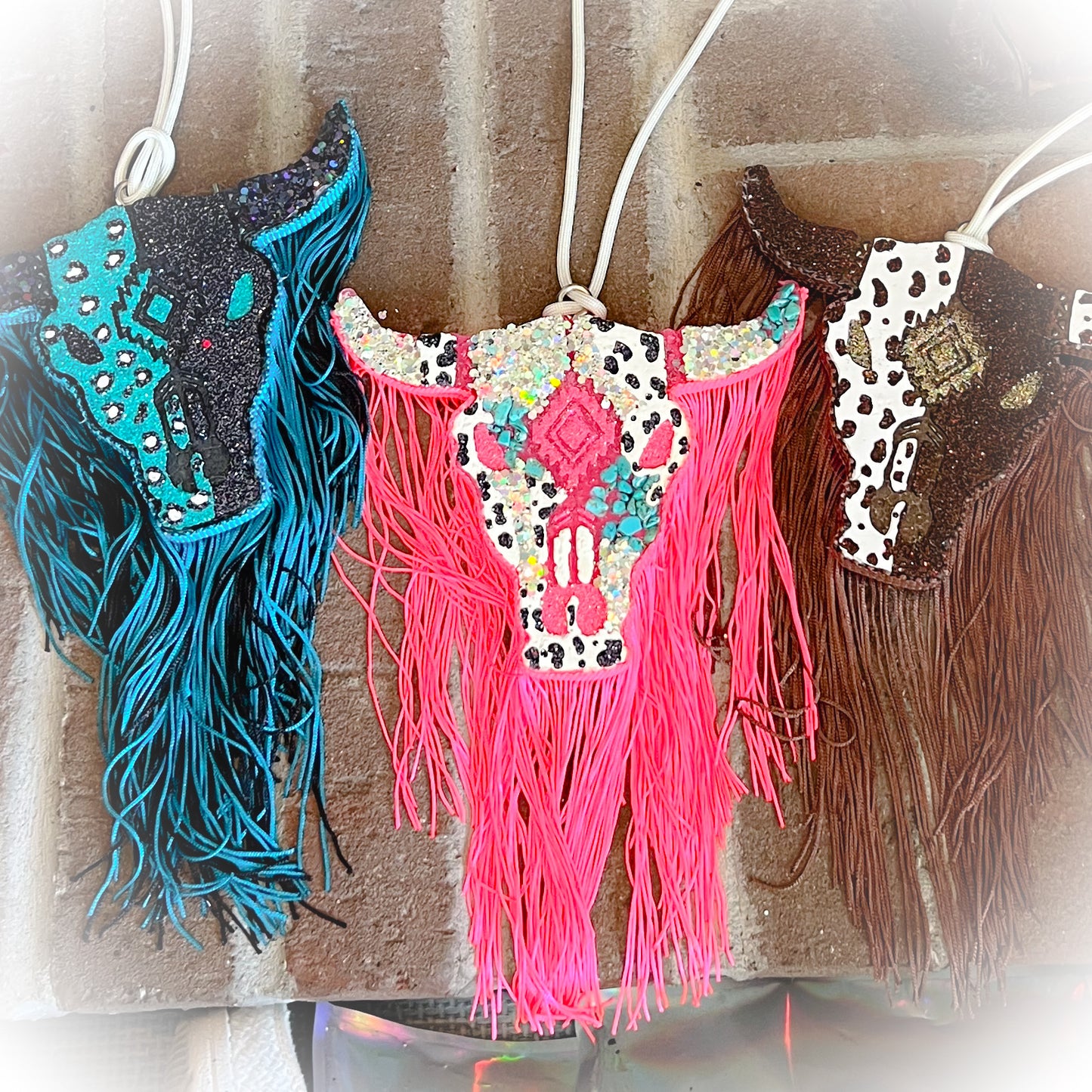 Bull Skull Western Car Freshie - Multiple Scents & Designs