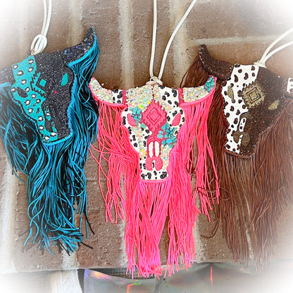 Bull Skull Western Car Freshie - Multiple Scents & Designs
