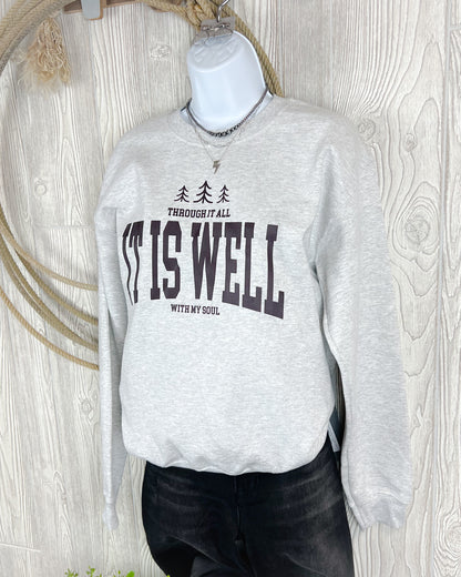 It Is Well Crewneck Sweater