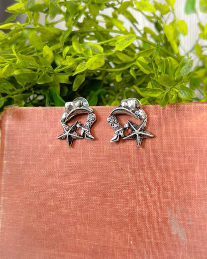 Western Trio Stud Earrings