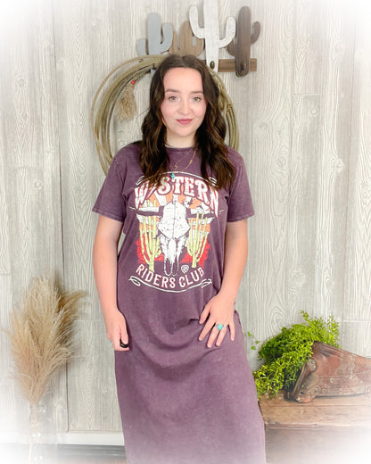 Western Riders Club - Tee Shirt Dress