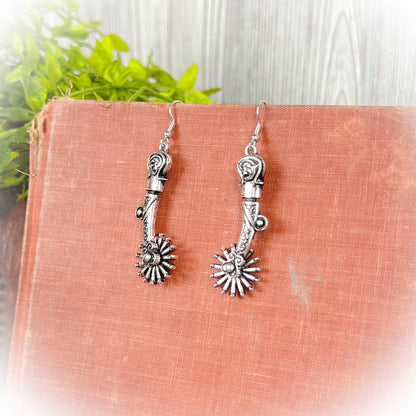 Vaquero Spur Western Earrings