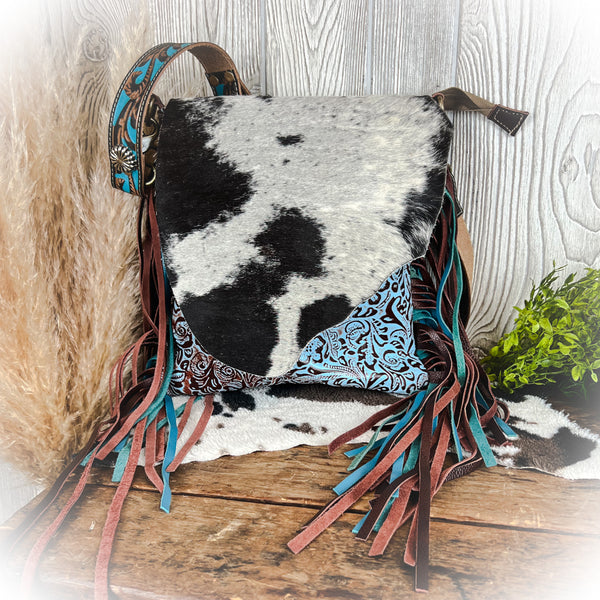 Dolly Cowhide Bag - Heads To Tails Horseware