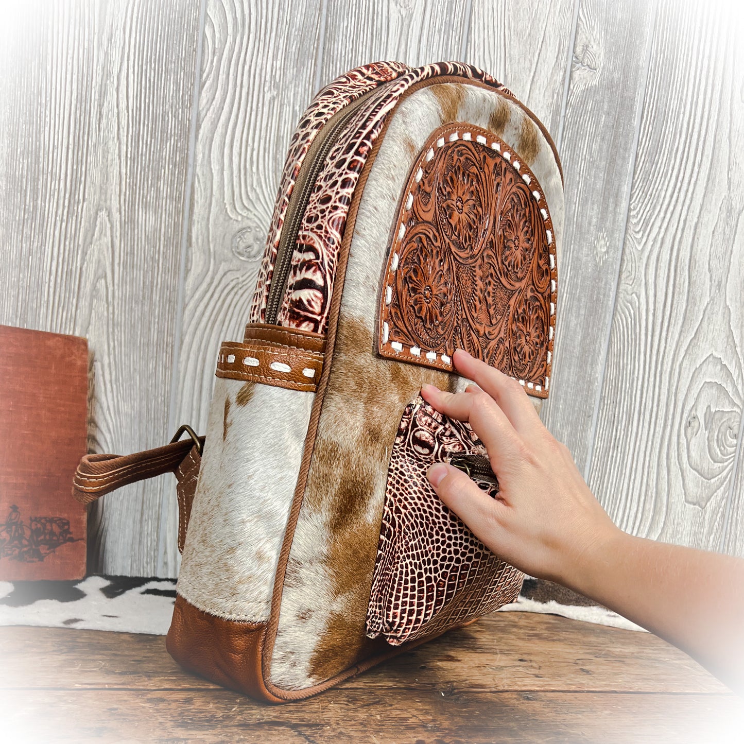 z-Tropey Cowhide Backpack