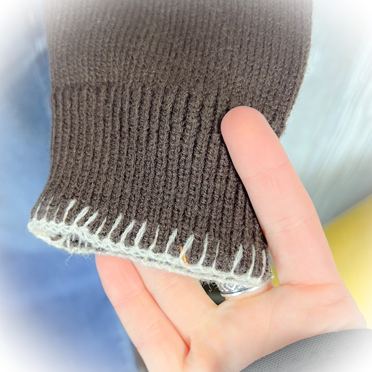 Cowboy Take Me Away Sweater - Dark Brown - Western