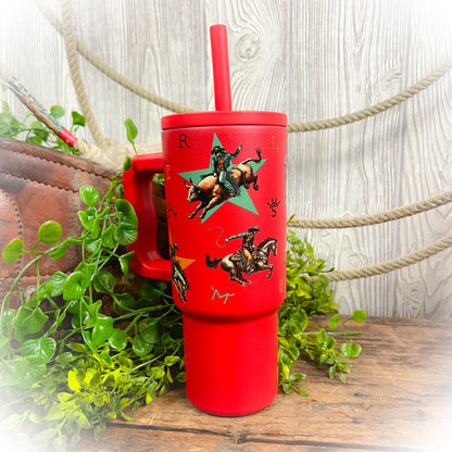 Kids 24oz Stainless Steel Tumbler Cup with Silicone Straw – Multiple Designs
