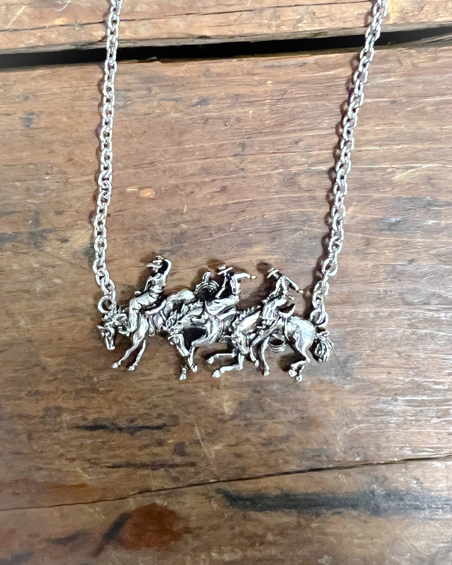 Western Rodeo Cowboy Necklace