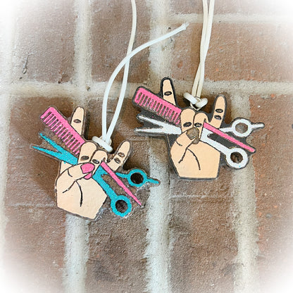 Hairstylist Car Freshie - Multiple Scents & Designs