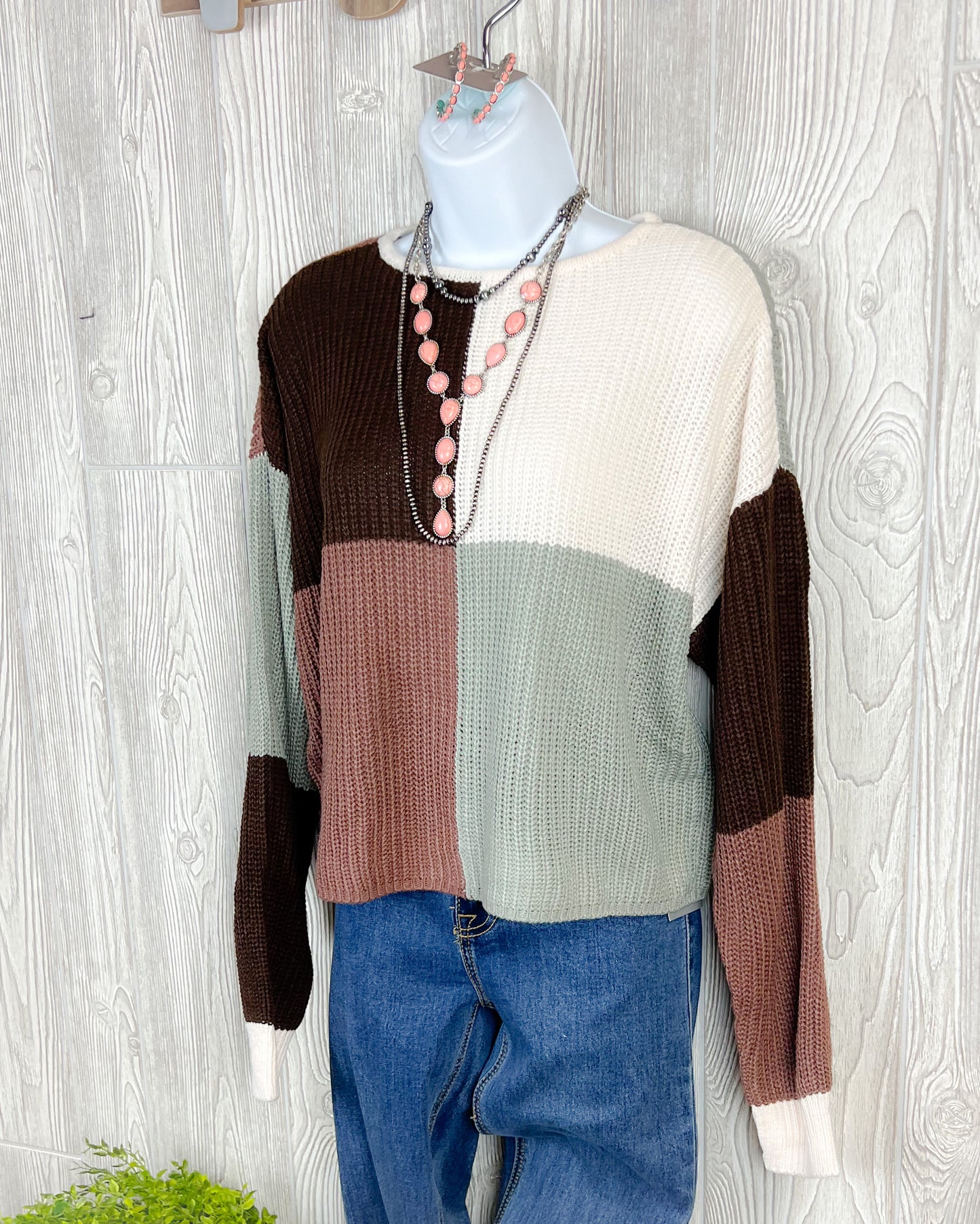 Color Block Sweater