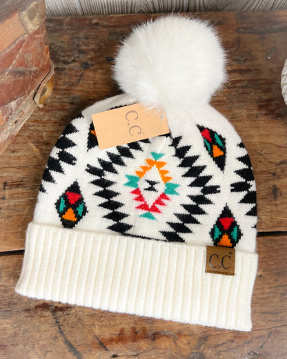 Soft Aztec Beanies - With Option Of Free Custom Patch