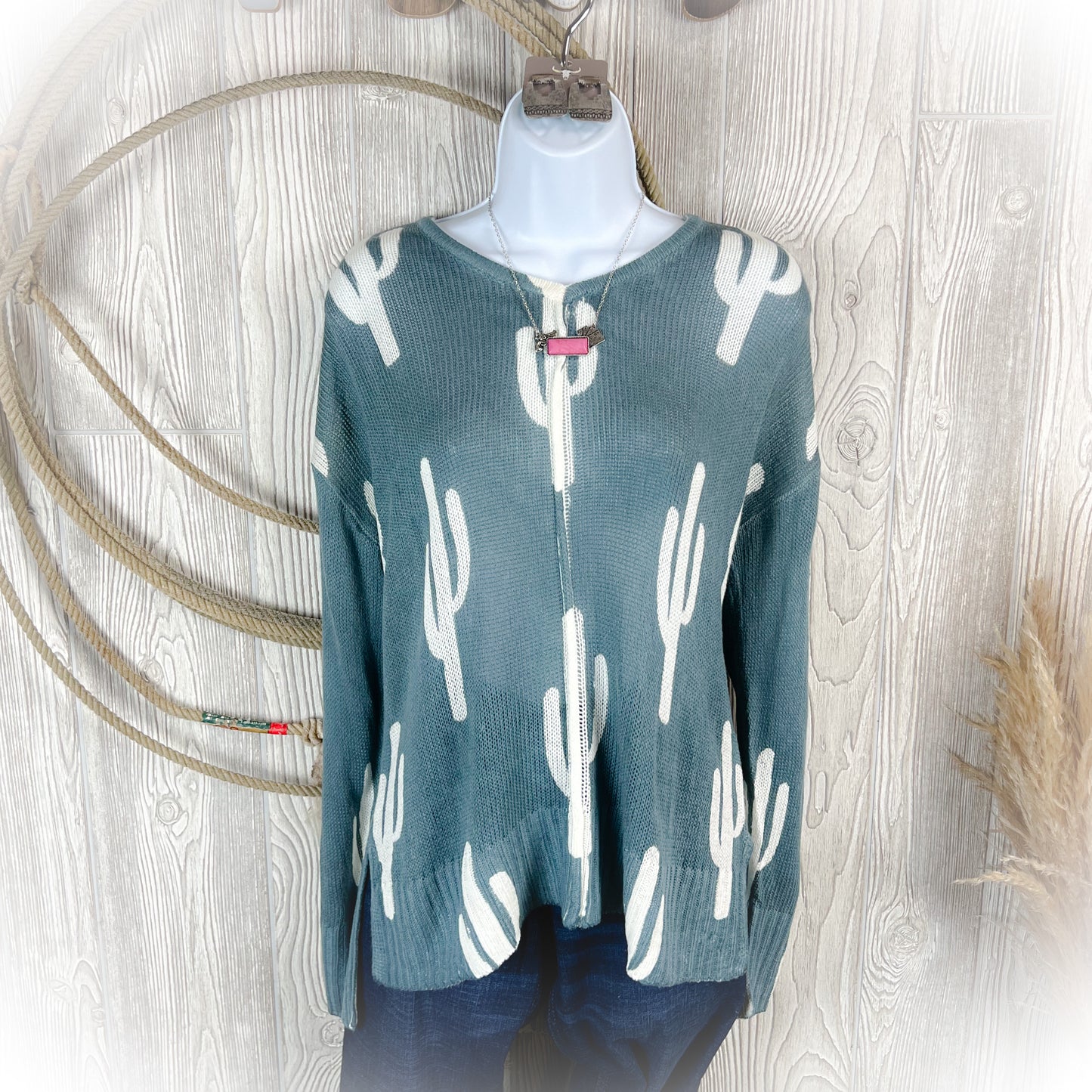 Cactus Baja Light Sweater