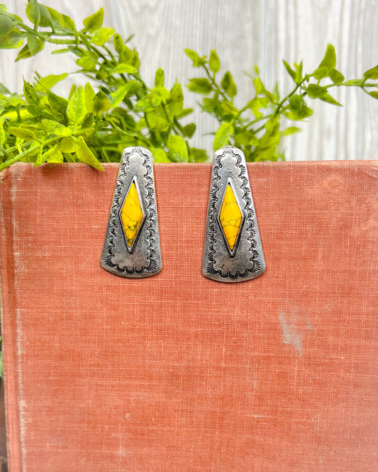 Classy Earrings - Mustard