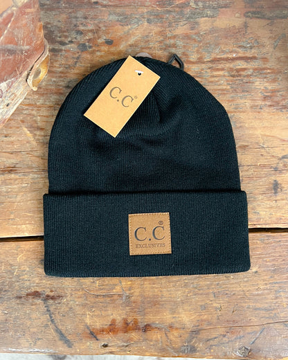 Classic CC Beanie - Black (With option of free custom patch)