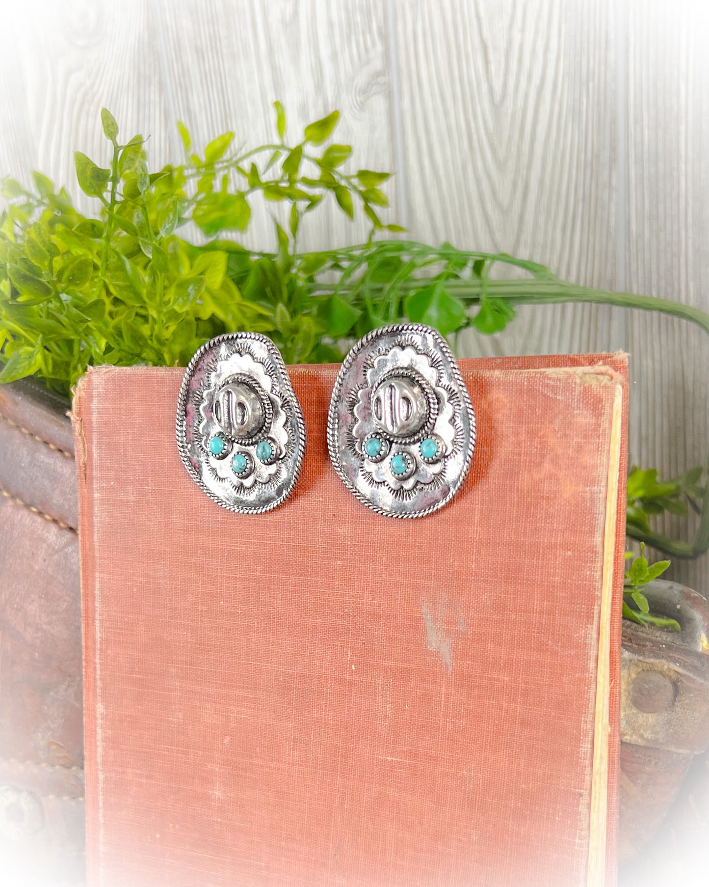 Western Cowboy Hat Statement Earrings