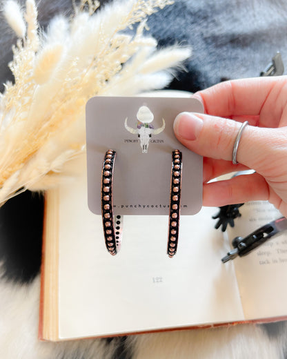 Bonnie Western Semi Hoop Earrings
