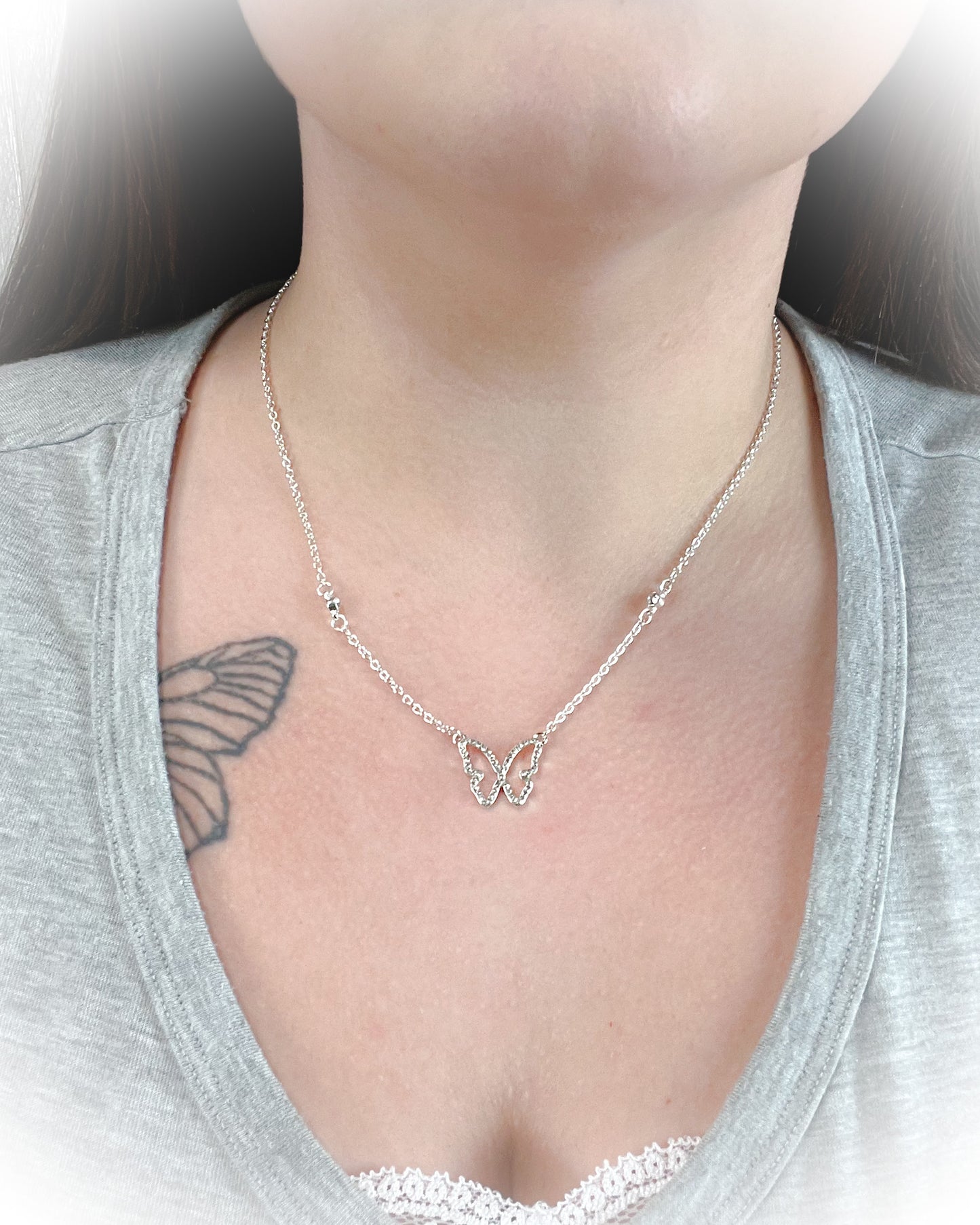 Simple Butterfly Necklace