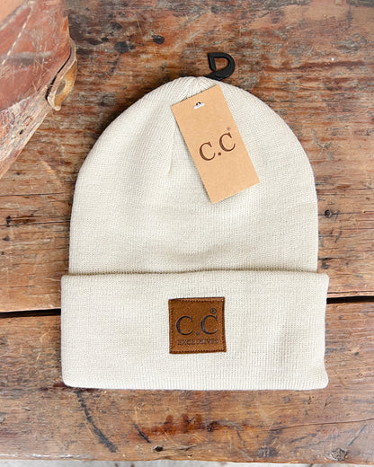 Classic CC Beanie - Black (With option of free custom patch)