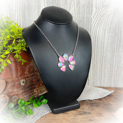 Western Squash Style Necklace – Cotton Candy