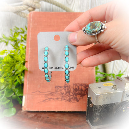 Dolly Semi Hoop Earrings - Multiple Colors
