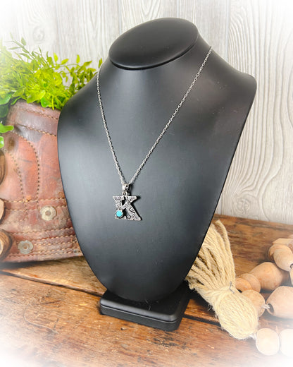 Western Initial Necklace