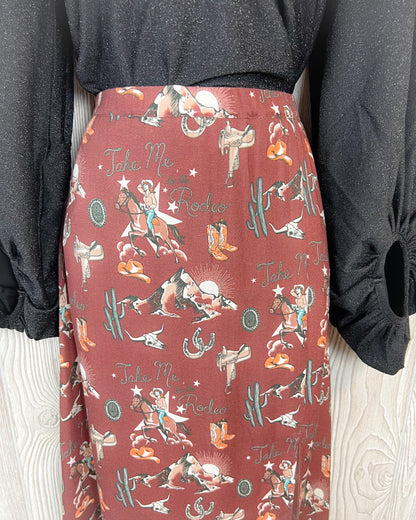 Retro Conversational Skirt