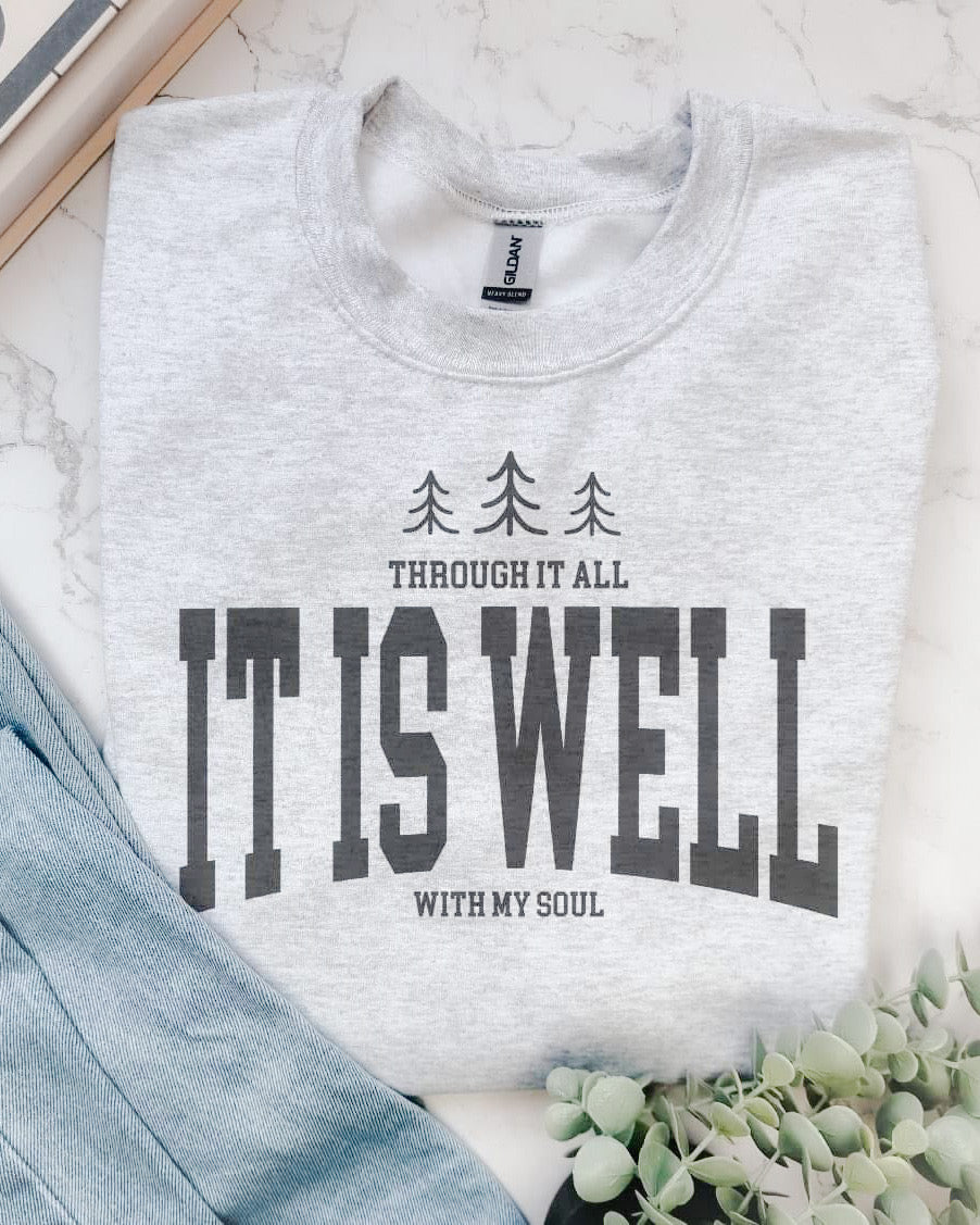 It Is Well Crewneck Sweater