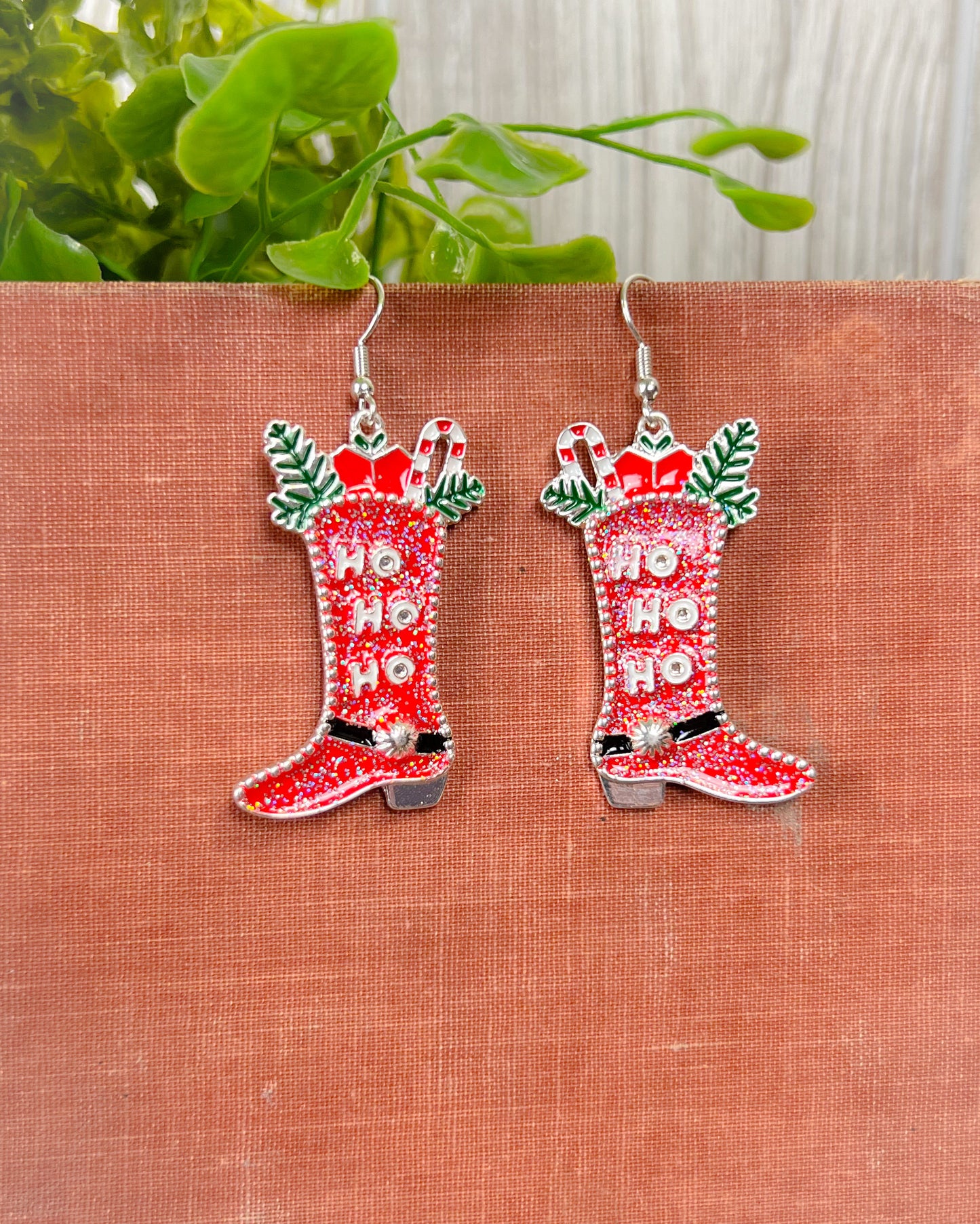 Christmas Boot Earrings