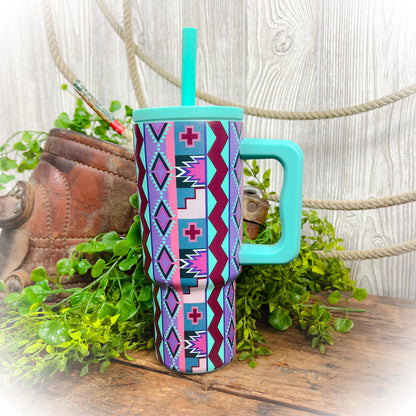 Kids 24oz Stainless Steel Tumbler Cup with Silicone Straw – Multiple Designs