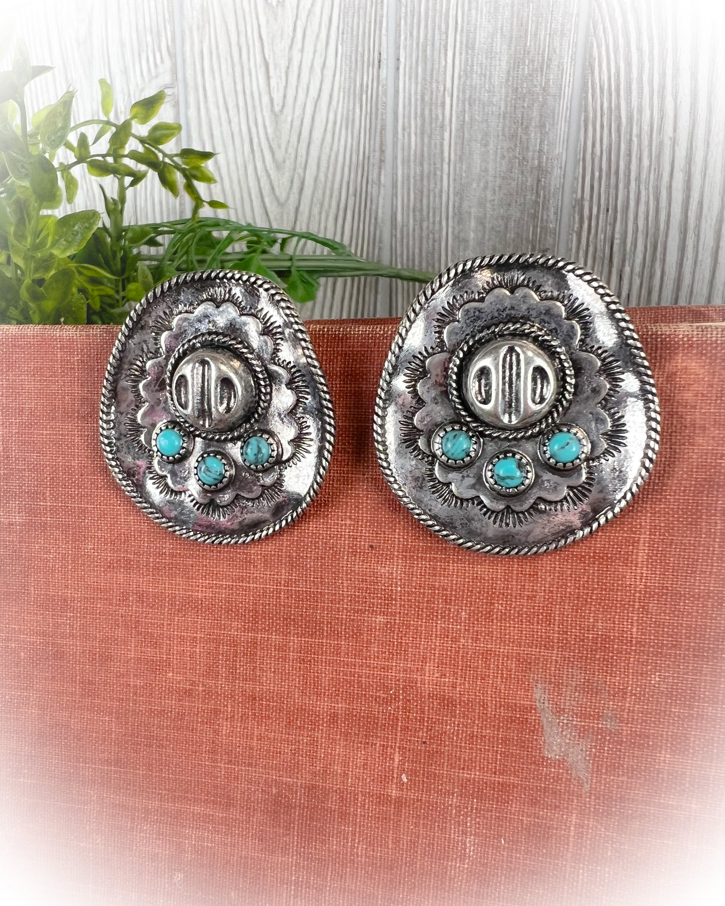 Western Cowboy Hat Statement Earrings