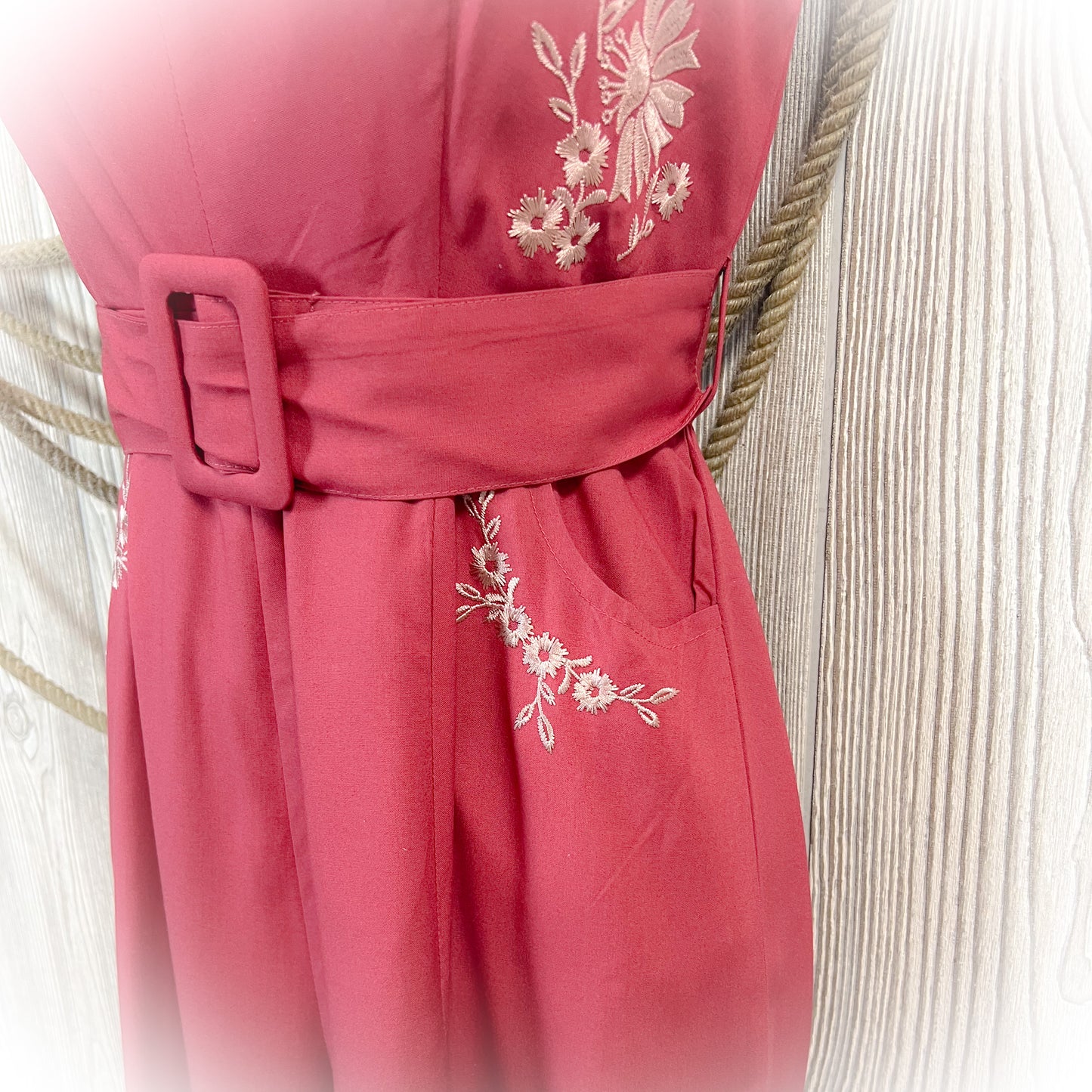 Lovely Lady Jumpsuit - Rose