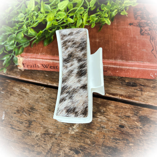 Large Cowhide Claw Clips