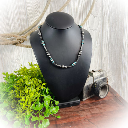 Bunkhouse Navajo Style Pearl Necklace – 21" + 3"