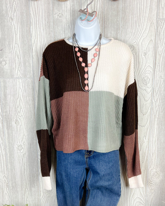 Color Block Sweater