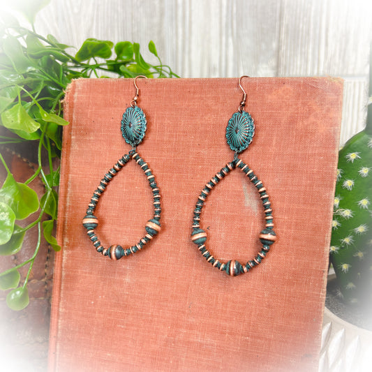 Always Late Earrings - Patina