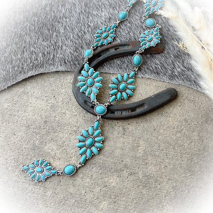 Drifter Western Lariat Necklace - Turquoise