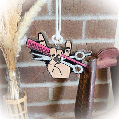 Hairstylist Car Freshie - Multiple Scents & Designs