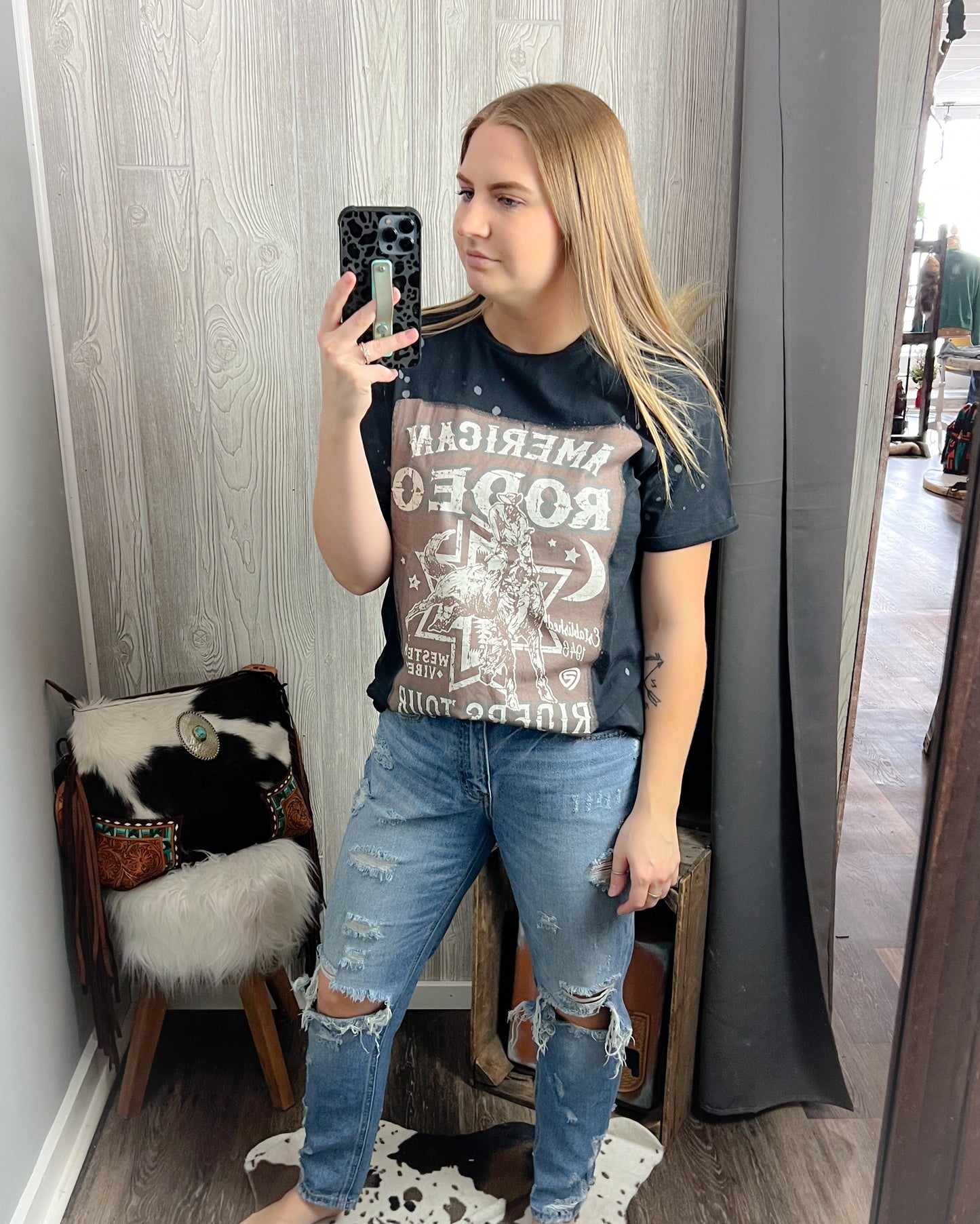 American Rodeo - Oversized Graphic Tee