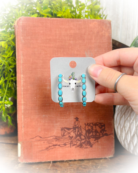 Mini Dolly Semi Hoop Earrings - Multiple Colors