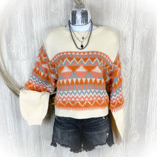Cozy In Style Western Sweater